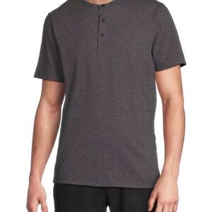 VINCE ​Mini Stripe Cotton Blend Henley T-Shirt